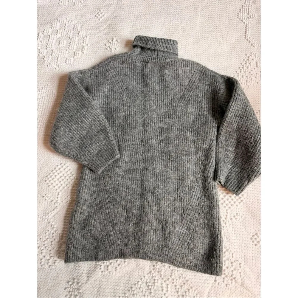Zara‎ Kids Gray Turtleneck Sweater Dress 2T/3T